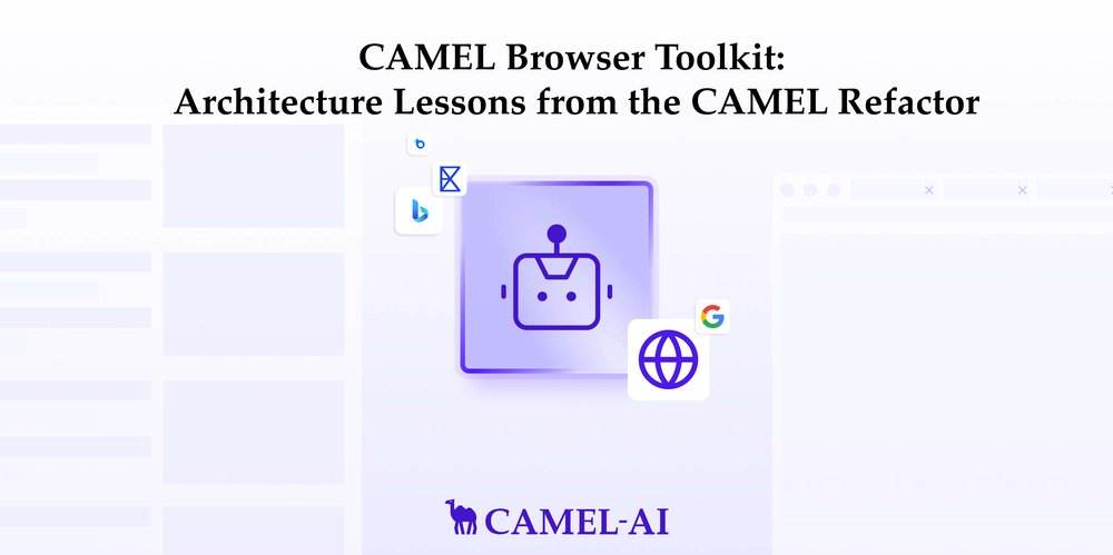 playwrightweek's tweet card. During the development of the CAMEL AI framework, we have been using browser automation tools to...