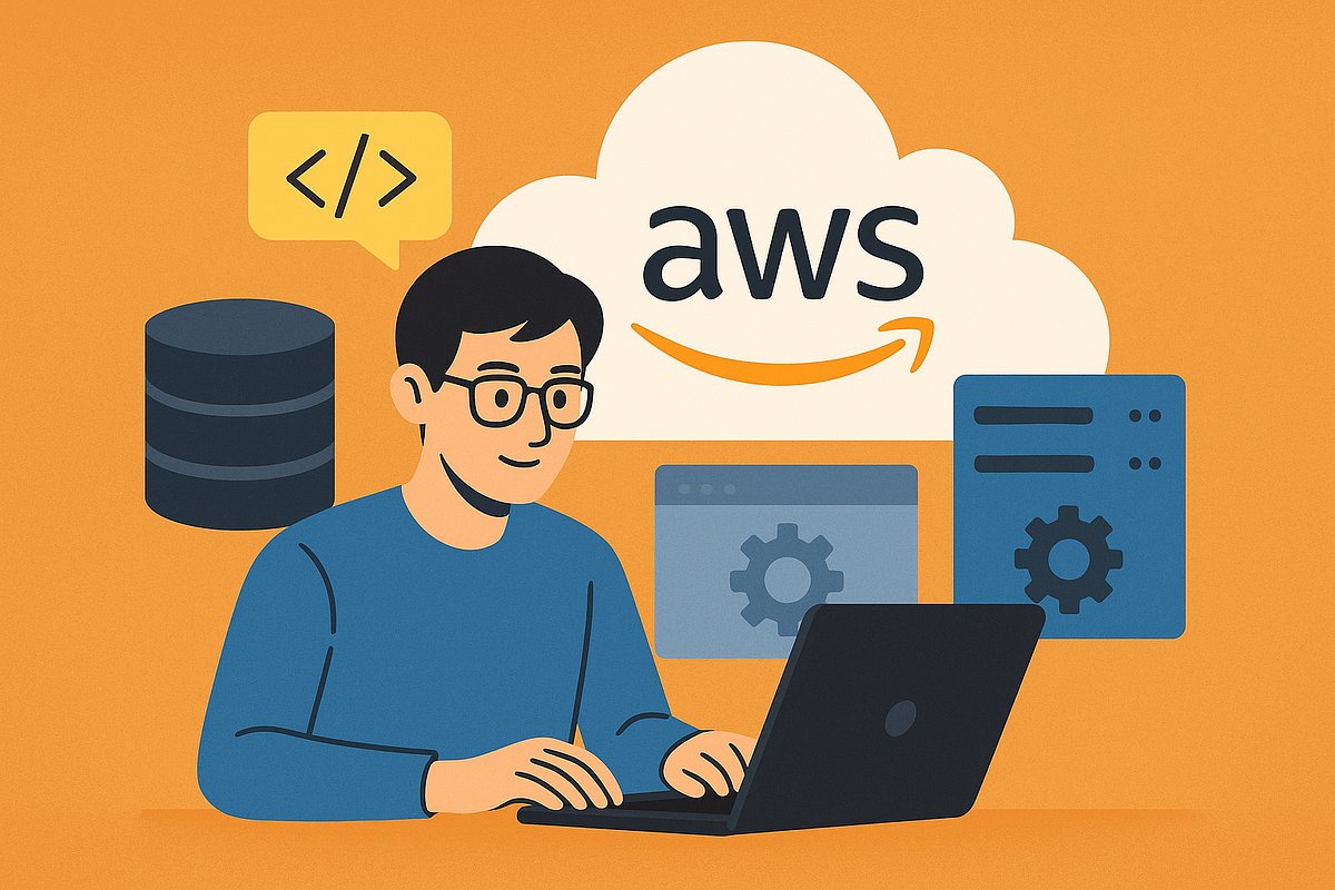 devops_blog's tweet card. Kickstart your cloud journey! Learn AWS essentials for developers and deploy scalable applications fast.