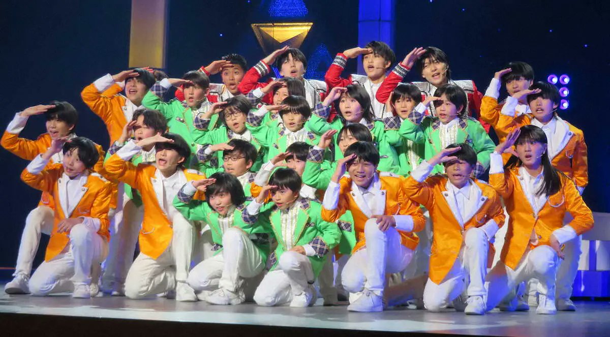 osakashochikuza's tweet card. 　総勢27人が出演する「関西ジュニア原石まつり　キラキラしとんの気のせいちゃうでぇ～！」が8日、大阪松竹座で開幕した。