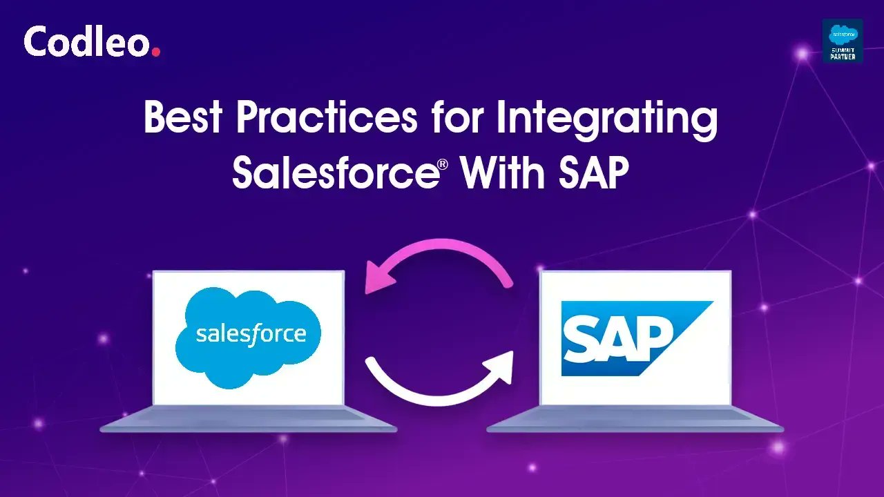 consultcodleo's tweet card. Learn how to effectively integrate Salesforce with SAP for smoother data sync, better workflow management, and improved business performance.