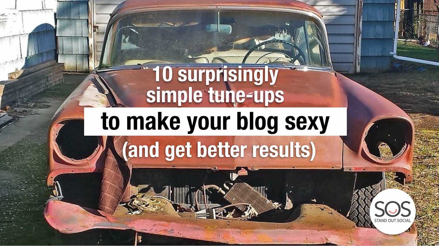 YourBlogWorks's tweet card. Stuck figuring out how to get traffic to your blog? With these 10 surprisingly simple tune-ups, you’ll see a boost in blog traffic before you know it.