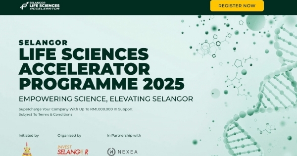 DNewsAsia's tweet card. Invest Selangor in partnership with Nexea has announced the Selangor Life Sciences Accelerator Programme 2025, a six-month track designed to help life sciences companies accelerate the journey from