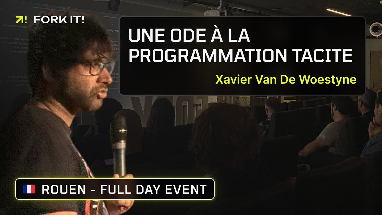 vdwxv's tweet card. Une ode à la programmation tacite – Xavier Van de Woestyne