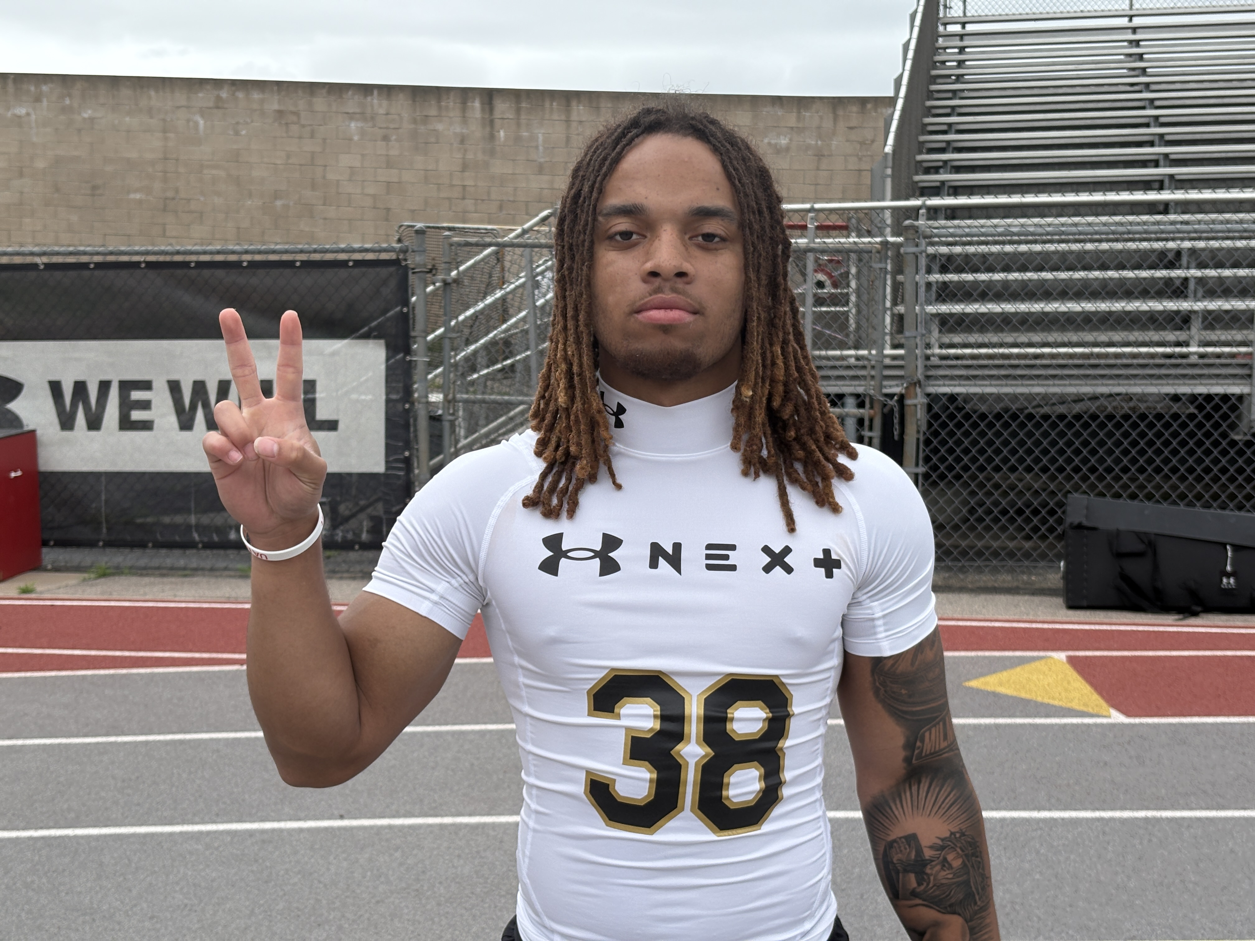 PrepRedzoneCA's tweet card. The running back standouts from the Under Armour Next camp in Southern California.