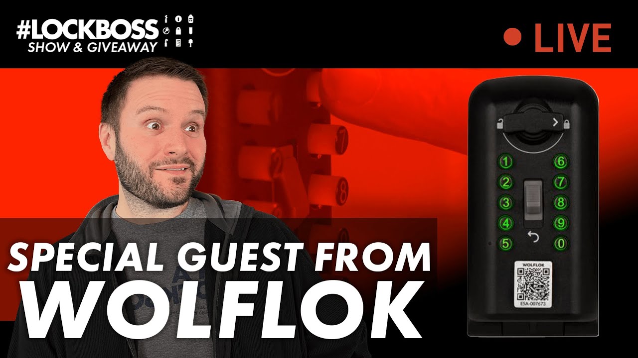 Wolflok_'s tweet card. The Best Lockbox Ever? Wolflok with James | #Lockboss Show & Giveaway