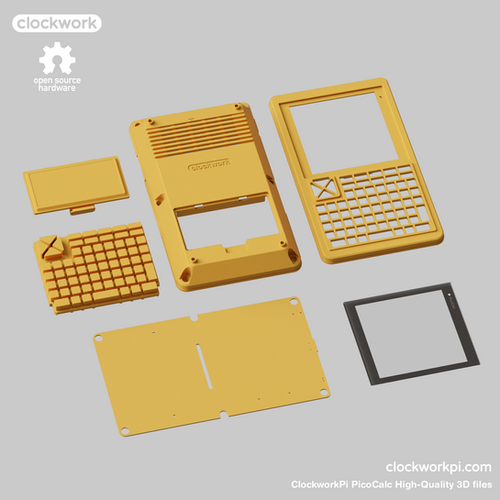 Hal_clockwork's tweet card. ClockworkPi PicoCalc 3D Model files are released under GPL3.For free download please enter this coupon code: PC