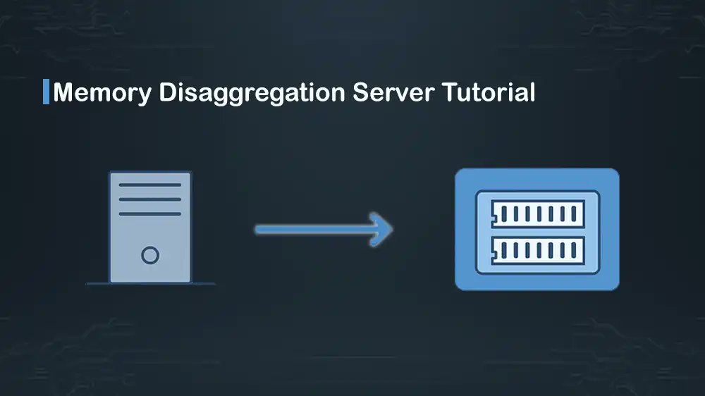 Perlod_official's tweet card. This memory disaggregation server tutorial from PerLod Hosting shows you three methods including NVMe/TCP, NBD, and RDMA for deploying...
