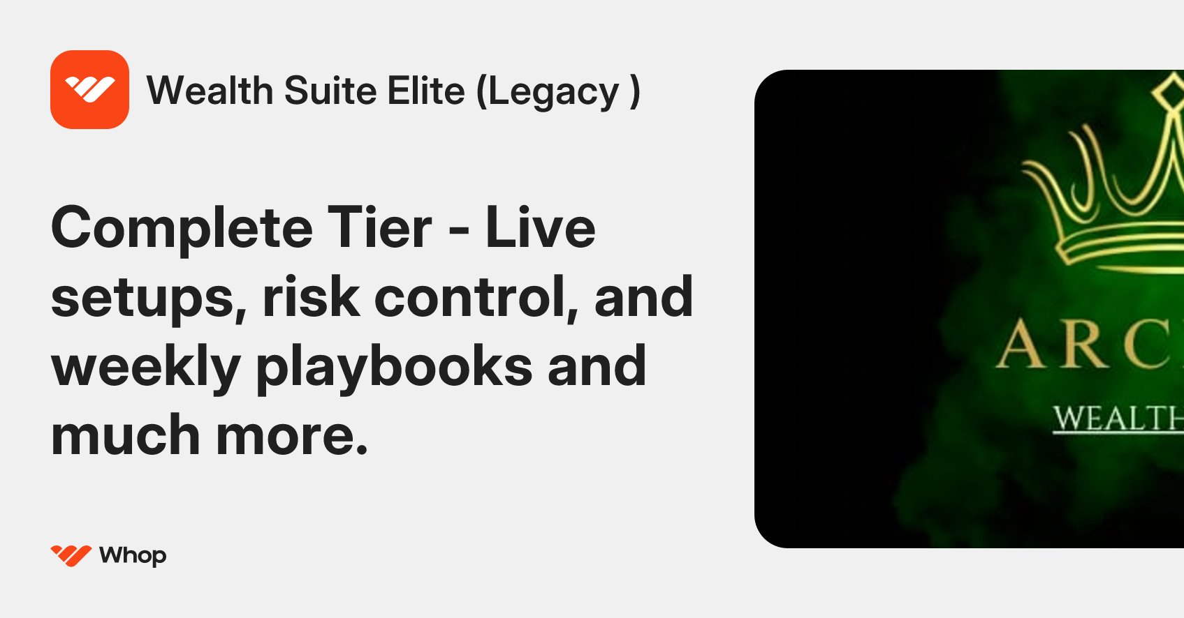 anon_analysis's tweet card. For all existing Wealth suite members.