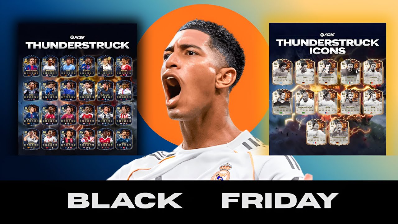 futmonk_'s tweet card. 🚨 LIVE FC 26 - Black Friday Thunderstruck Promo⚡