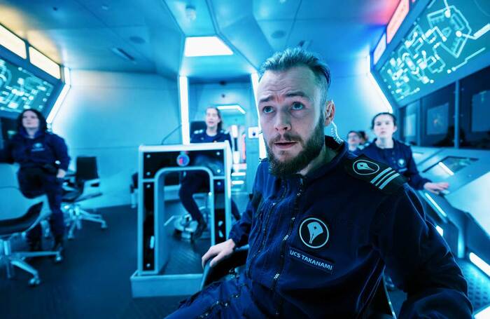 TheStage's tweet card. Parabolic Theatre's hi-tech immersive space adventure invites its audience to be the star