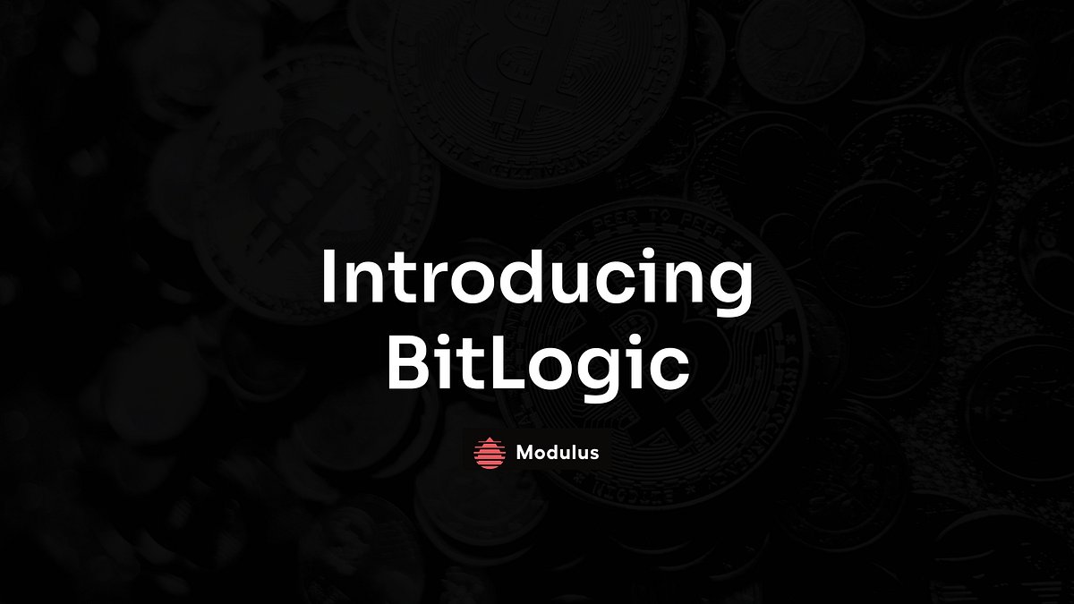 ModulusZK's tweet card. The verification mechanism Bitcoin didn’t know it needed