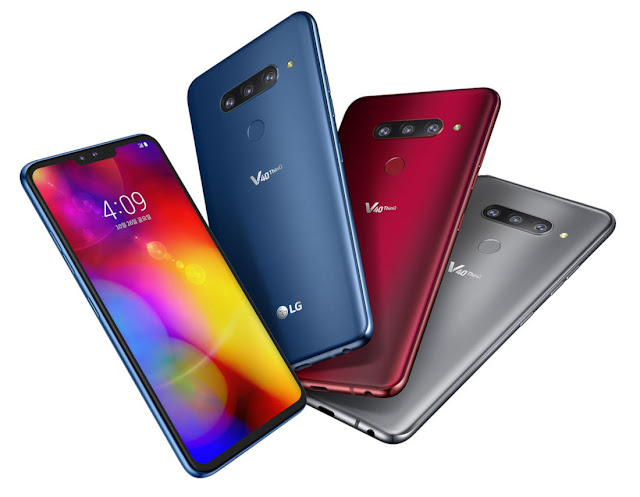 TechDroid_In's tweet card. LG V40 ThinQ is now exclusively available from Amazon India. Featuring triple rear and dual front cameras, the V40 ThinQ is LG's latest flagship smartphone. Priced at Rs. 4...