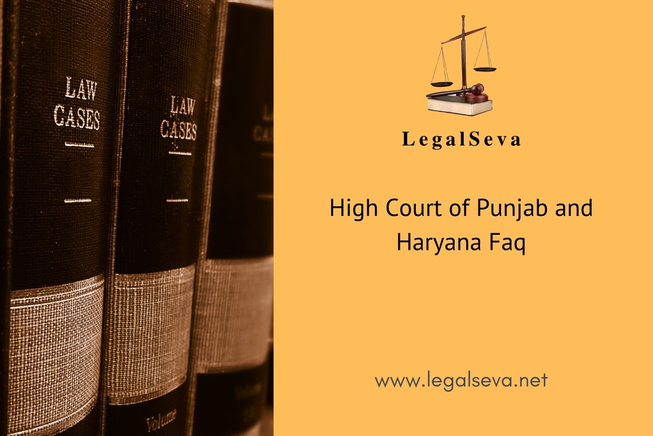 LegalSeva's tweet card. All you need to know about Punjab & Haryana High Court at Chandigarh Frequently Asked Questions (FAQ's) on one page from their website.