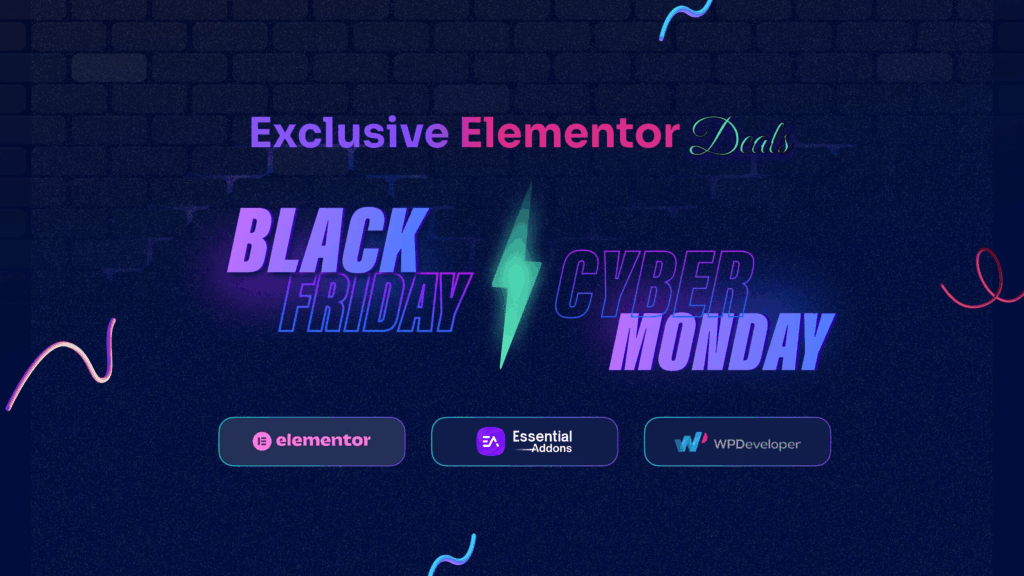 EssentialAddons's tweet card. Want to elevate your Elementor web building experience? Grab the best Elementor Black Friday Deals to unlock all advanced plugins, widgets & features!