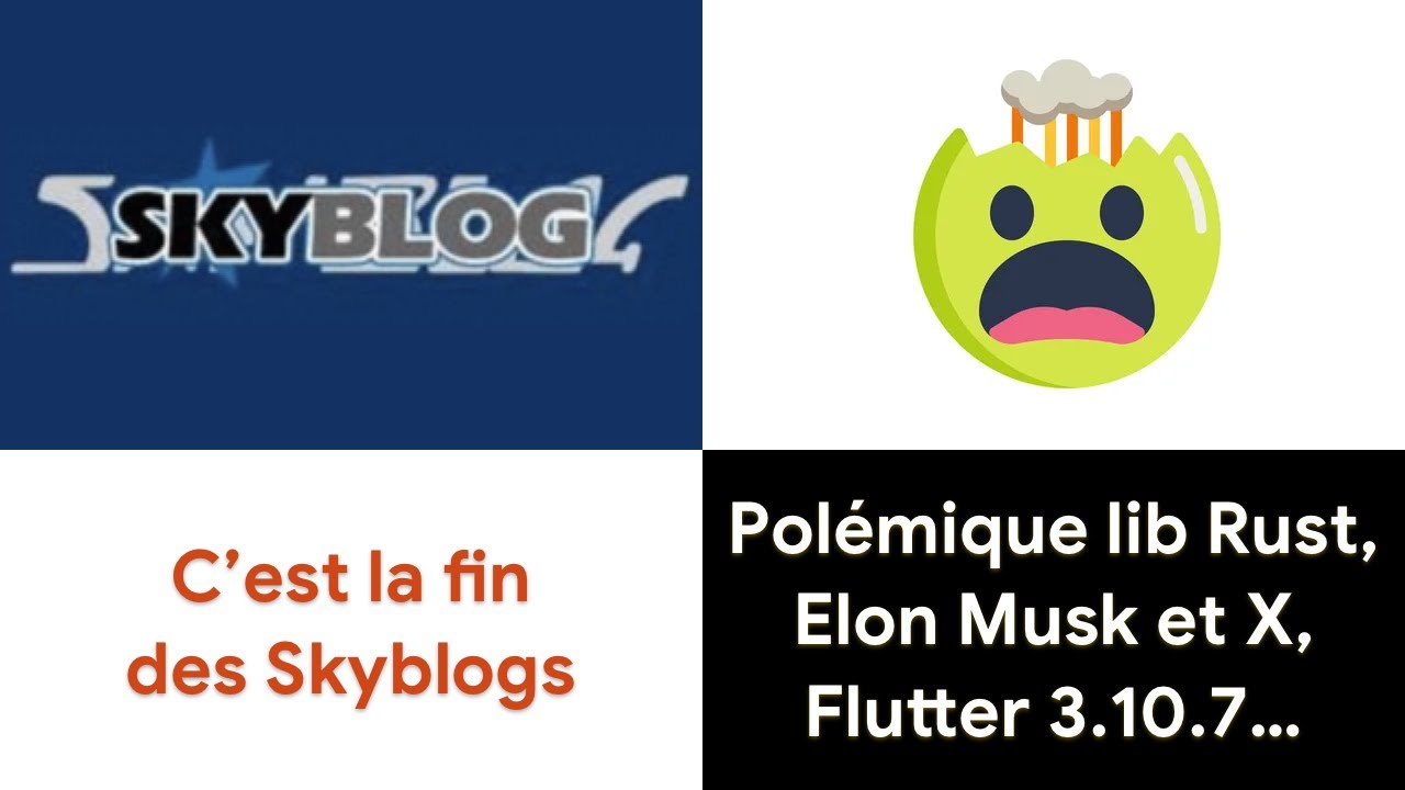 DevCafeYt's tweet card. Aujourd’hui, c’est la fin des Skyblogs 👋 Des problèmes sur Android,...