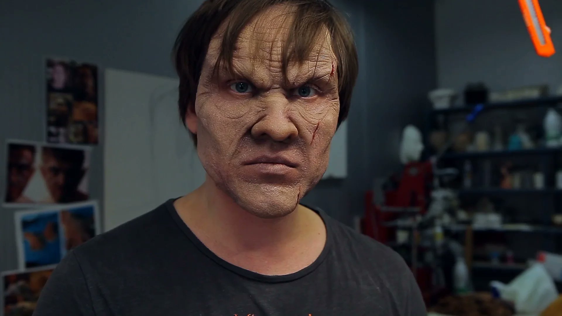 fxglossary's tweet card. Shooting backstage fx-studio "GOLEM"