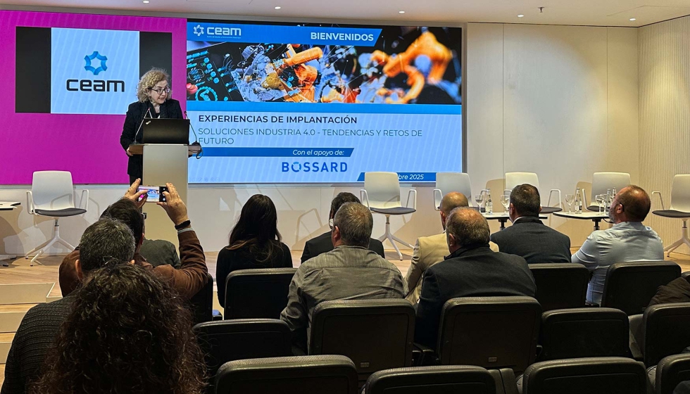 int_roboticaInd's tweet card. El Centro de Estudios y Asesoramiento Metalúrgico (Ceam), en colaboración con Bossard Spain, ha presentado las conclusiones del informe ‘Experiencias de implantación de soluciones Industria 4.0....