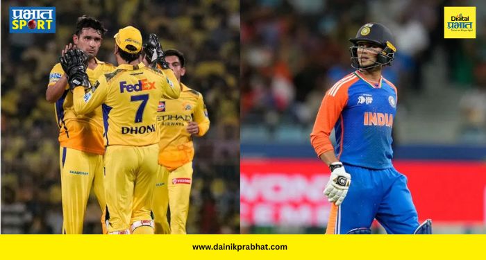 Dainik_Prabhat's tweet card. Anshul Kamboj Twice Dismisses Abhishek Sharma : सय्यद मुश्ताक अली ट्रॉफी २०२५ च्या ग्रुप सी मध्ये हरियाणा आणि पंजाब यांच्यात