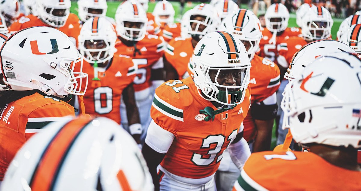 ItsAUThingBlog's tweet card. The Miami Hurricanes are headed to the northeast to take on the Pittsburgh Panthers in another one of those all-the-marbles type games this Saturday at