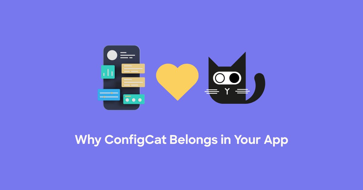 ConfigCat's tweet card. Learn how to use feature flags in Flutter with ConfigCat to enable safer rollouts, A/B testing, and remote feature management in your mobile app.