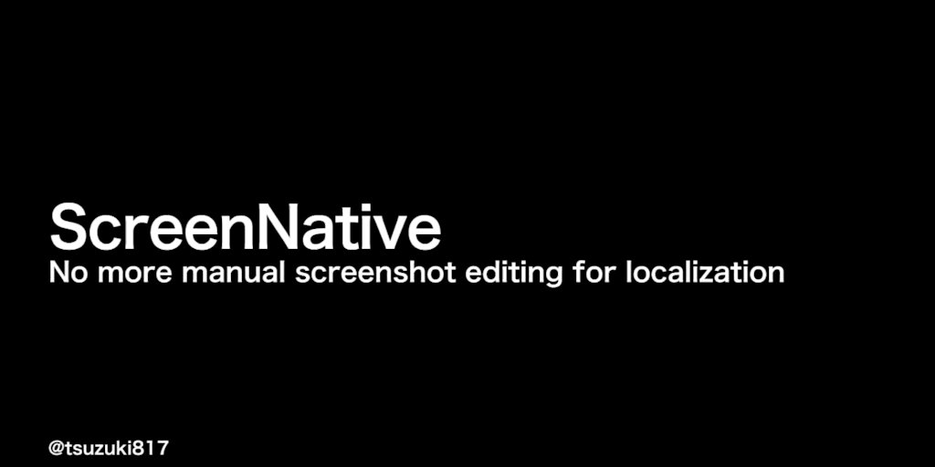 tsuzuki817's tweet card. ScreenNative automates localizing App Store and Google Play screenshots using AI. No more manual editing in design tools. Why it stands out: ✨ **Context-Aware AI:** Preserves original UI layout and...