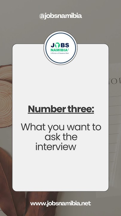 jobs_namibia's tweet card. Before Your Next Interview… Remember These 3 Tips