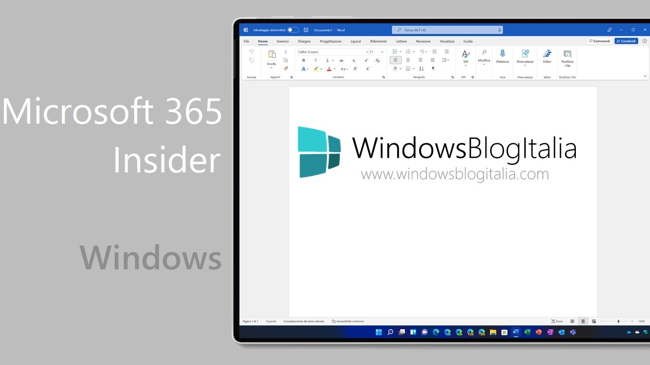 WindowsBlogIta's tweet card. Nelle scorse ore è stata rilasciata la build 19525.20000, una nuova versione di Microsoft 365 per gli iscritti al canale Insider Beta.