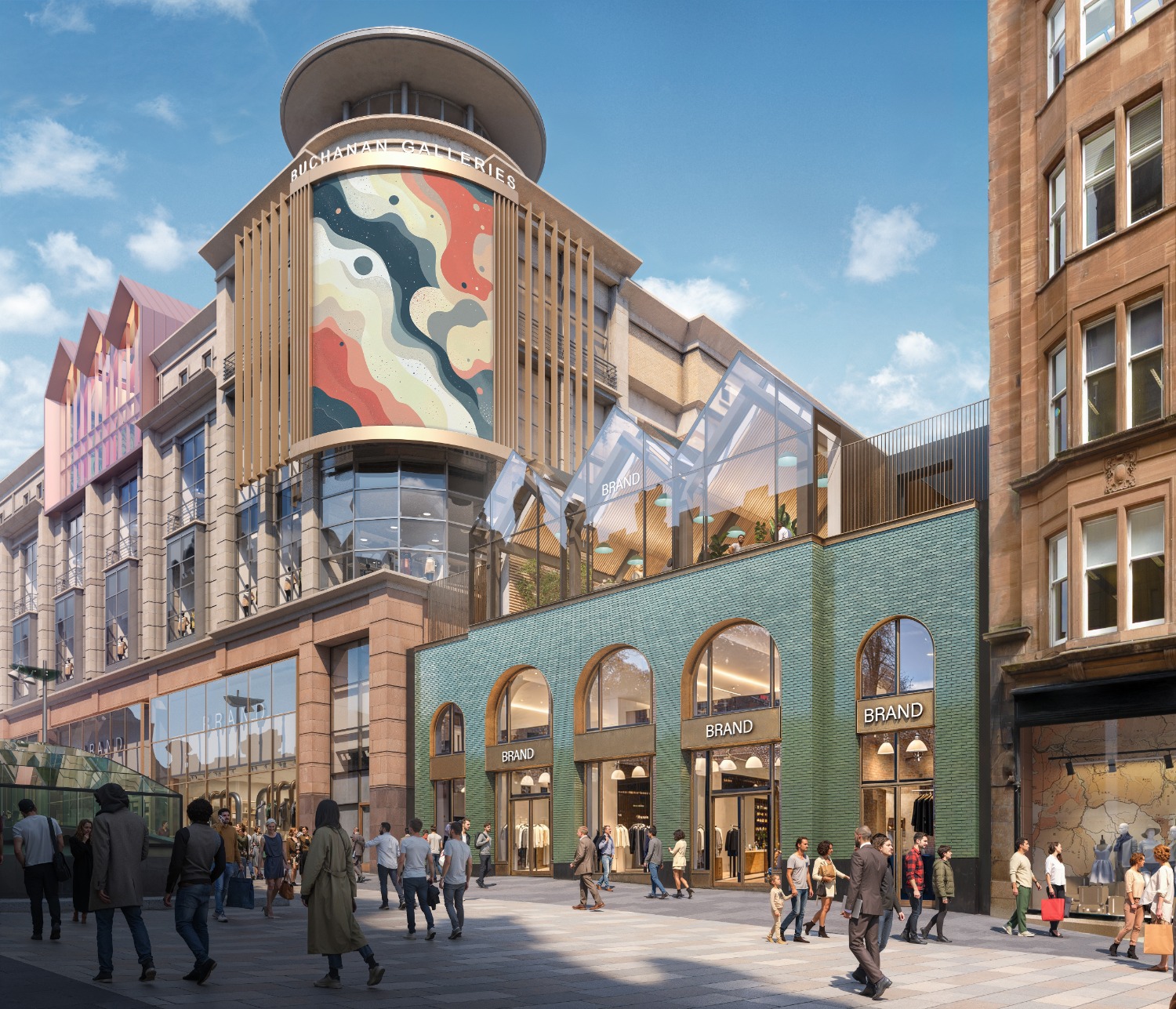 projectscot's tweet card. Image credit: ThreesixtyArchitecture PLANS have been approved to refurbish and enhance Buchanan Galleries in Glasgow city centre. Landsec, owner of the shop ...