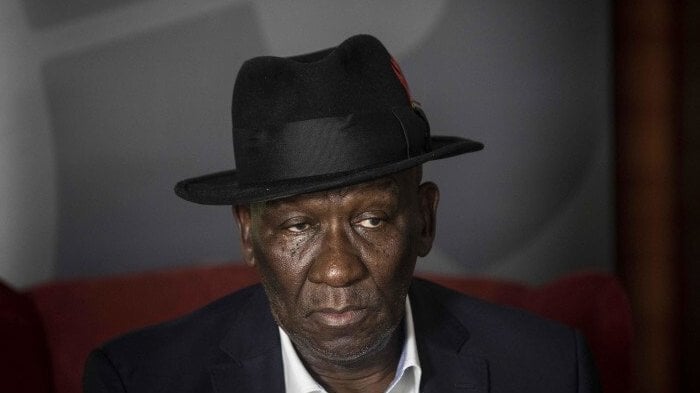 kevinqalexander's tweet card. Bheki Cele Must Go!