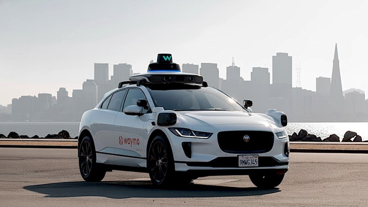 DeepLearningAI's tweet card. Waymo became the first company to offer fully autonomous, driverless taxi service on freeways in the United States.