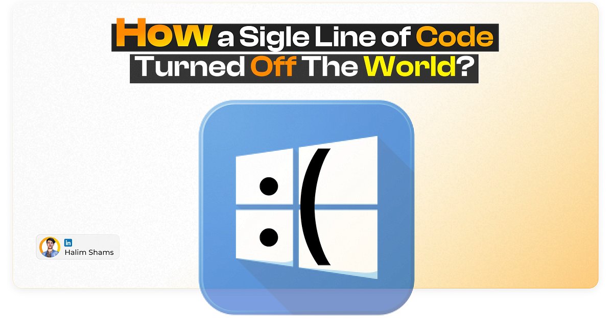 SerenWittkopp17's tweet card. Understanding the Catastrophic Software Update That Disrupted the Global Economy as a Programmer