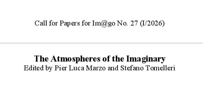 newsAIS's tweet card. In recent years, the so-called affective/atmospheric turn (Schmitz, Bollnow, Böhme, Griffero) hassignificantly contributed to foregrounding emotional atmospheres within the social sciences. Broadly...