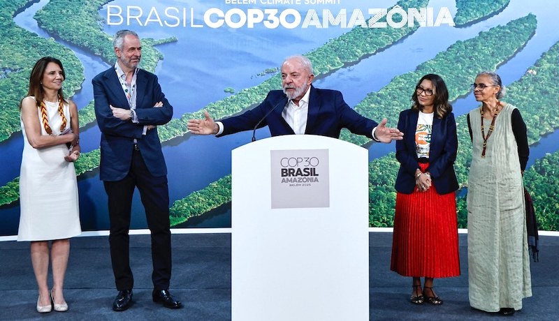 conexaoplaneta's tweet card. Textos apresentados são fracos nos pontos em que avançam e omissos por não atenderem à determinação de Lula por um 'mapa do caminho' sem fósseis