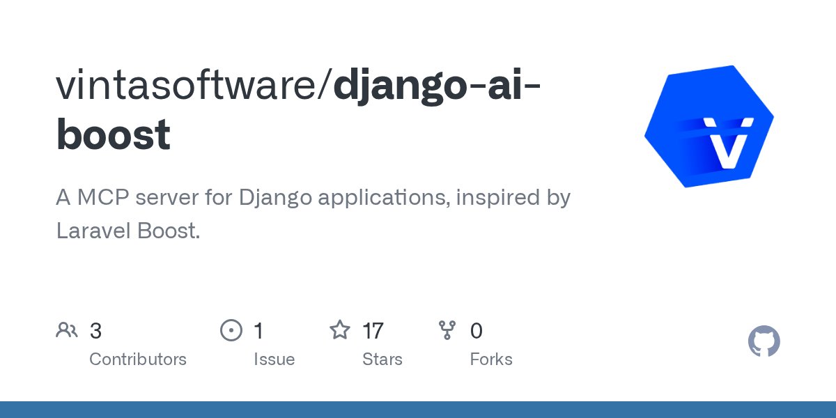kimihito_'s tweet card. A MCP server for Django applications, inspired by Laravel Boost. - vintasoftware/django-ai-boost