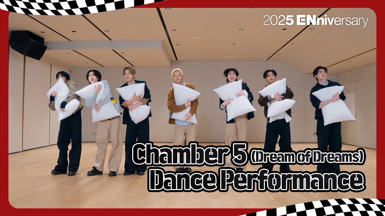 ENHYPEN's tweet card. [2025 ENniversary] ENHYPEN (엔하이픈) 'Chamber 5 (Dream of Dreams)' Dance...