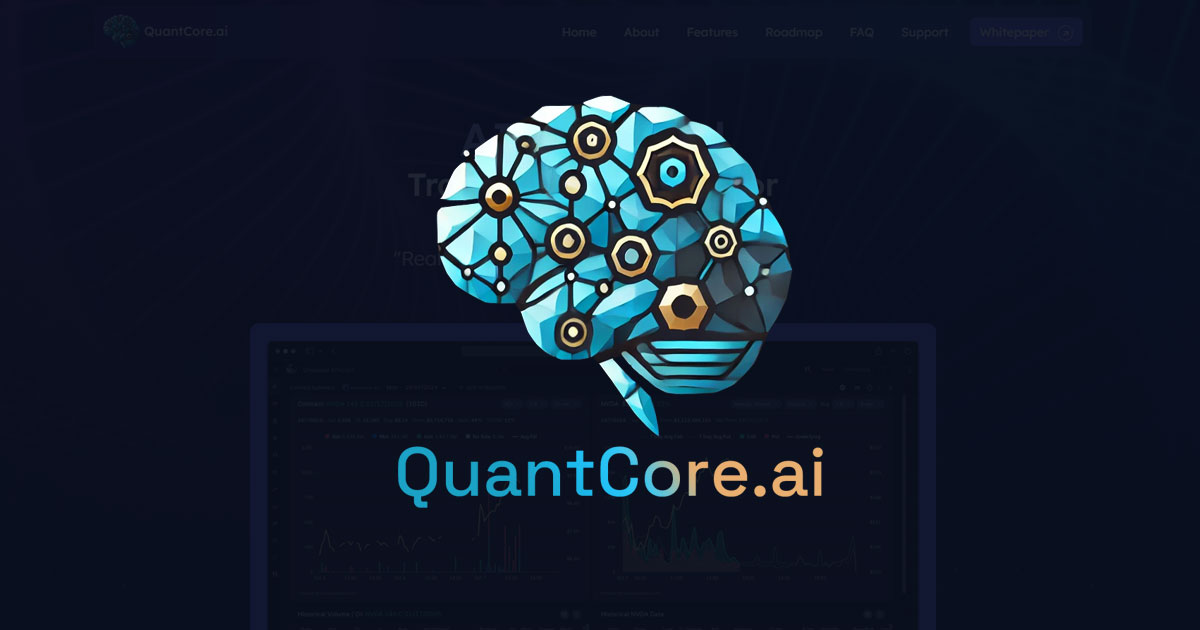 QuantCore_ai's tweet card. QuantCore.Ai is an AI-powered trading and market analysis platform designed to give retail investors the tools needed to compete effectively with institutional traders.