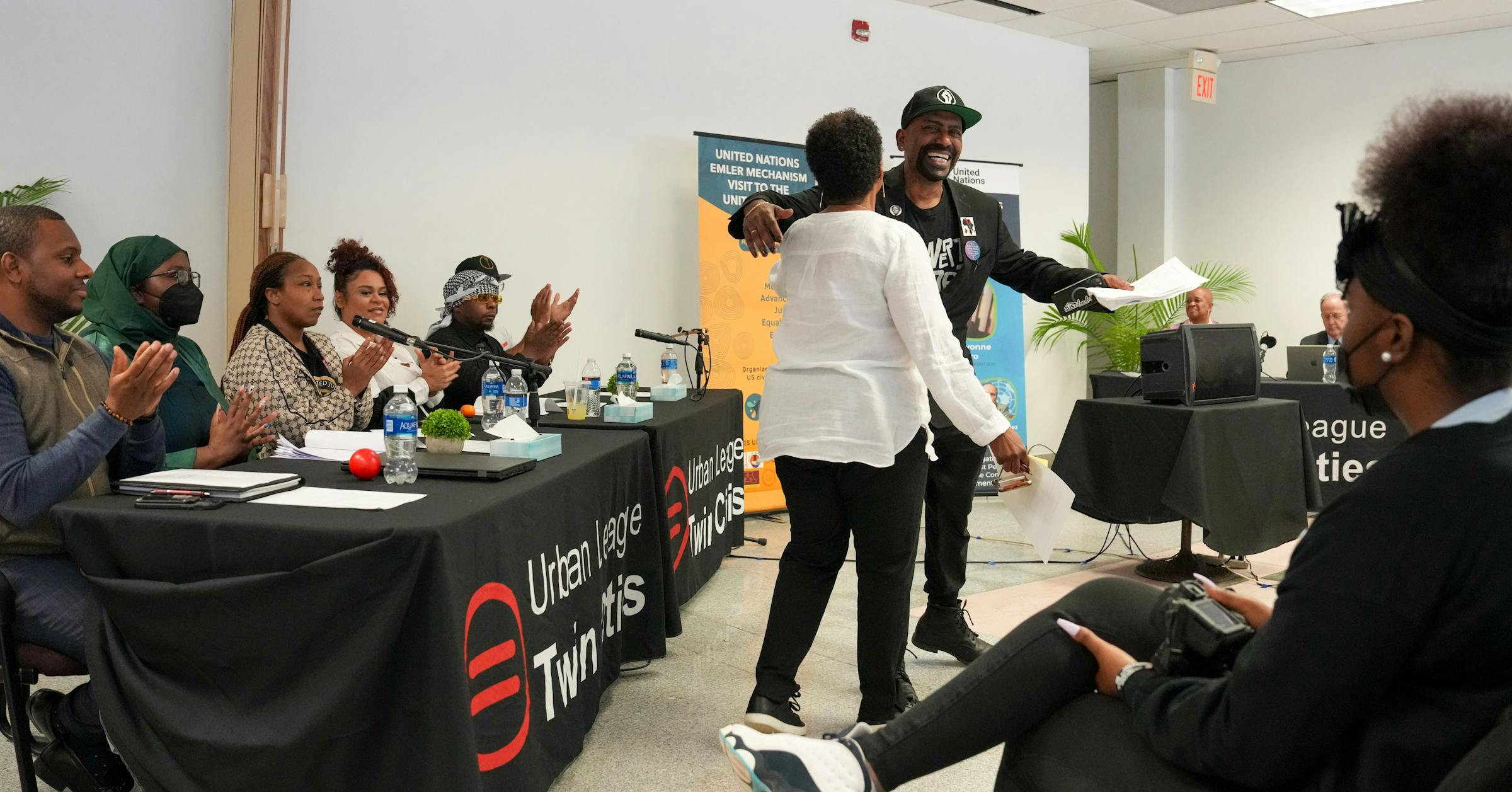 StarTribune's tweet card. More than a dozen speakers shared their stories about juvenile incarceration and police brutality.