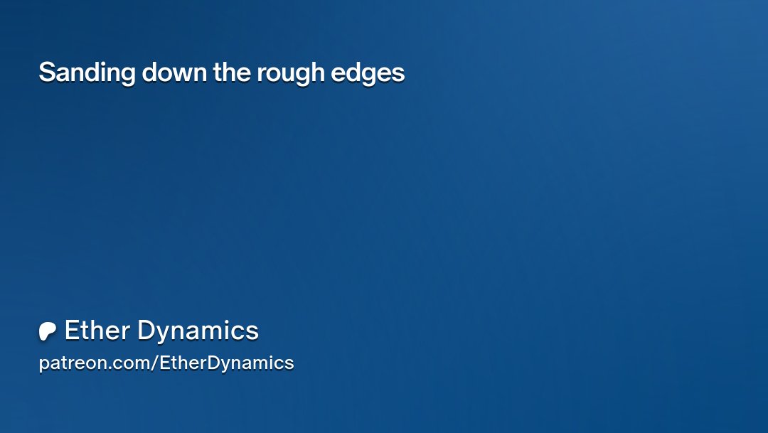 EtherDynamics's tweet card. Get more from Ether Dynamics on Patreon