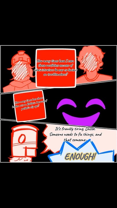 Sayagirlzen's tweet card. What does justice truly mean #shorts #comics #robloxadmins #doombri...