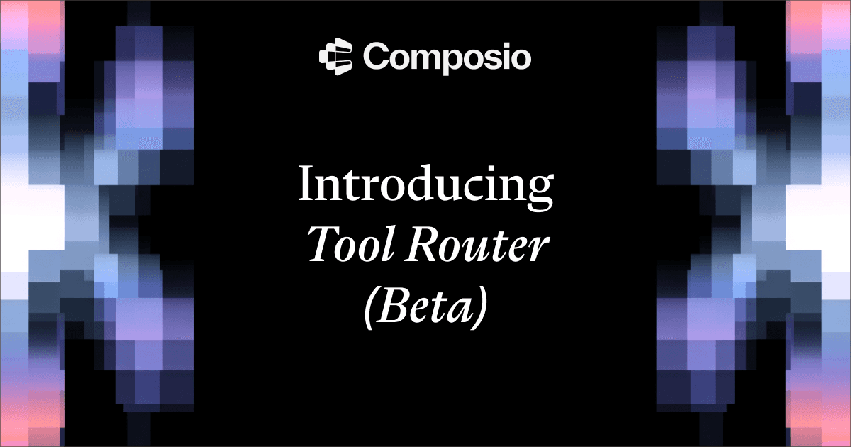 AnushDSouzaa's tweet card. Launching tool router, a dramatically simpler way to build complex agents