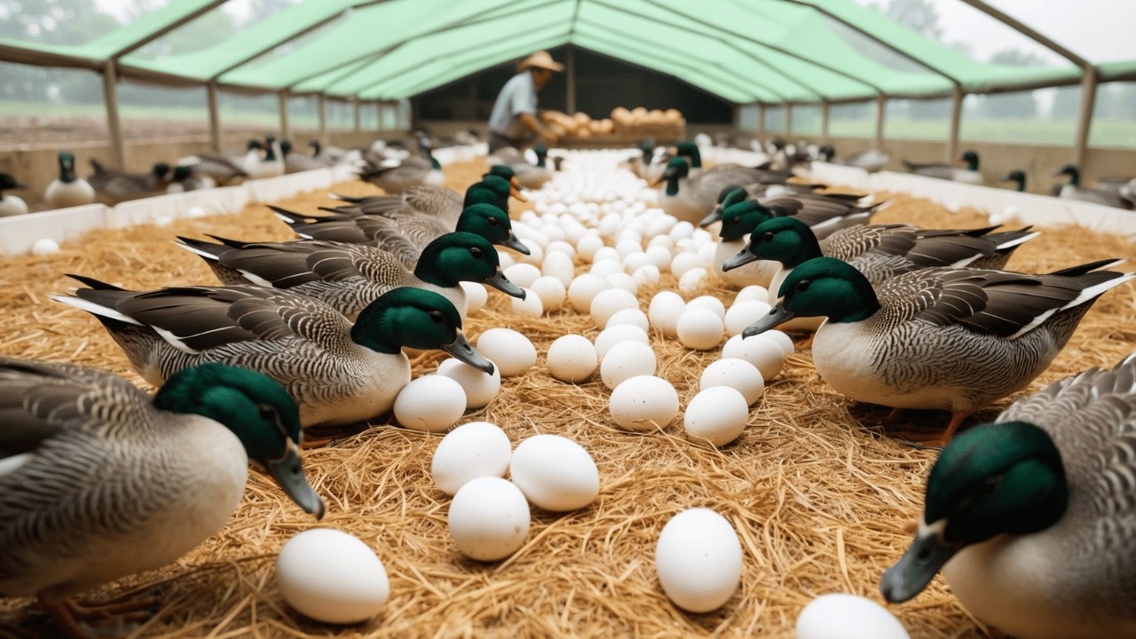 ChowdhuryMdMoh1's tweet card. How to Raise Laying Ducks & Business - Poultry Business - Egg...