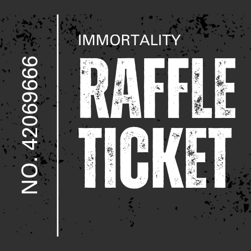SuperchiefNFT's tweet card. WHAT WE ARE DOING: EVERY RAFFLE TICKET PURCHASE GIVES YOU A CHANCE TO WIN ONE OF 60 PIECES OF ART FROM THE CURATED SHOW “IMMORTALITY” EVERY TICKET SALE RAISES MONEY FOR EMERGING ARTISTS, BY SELLI...