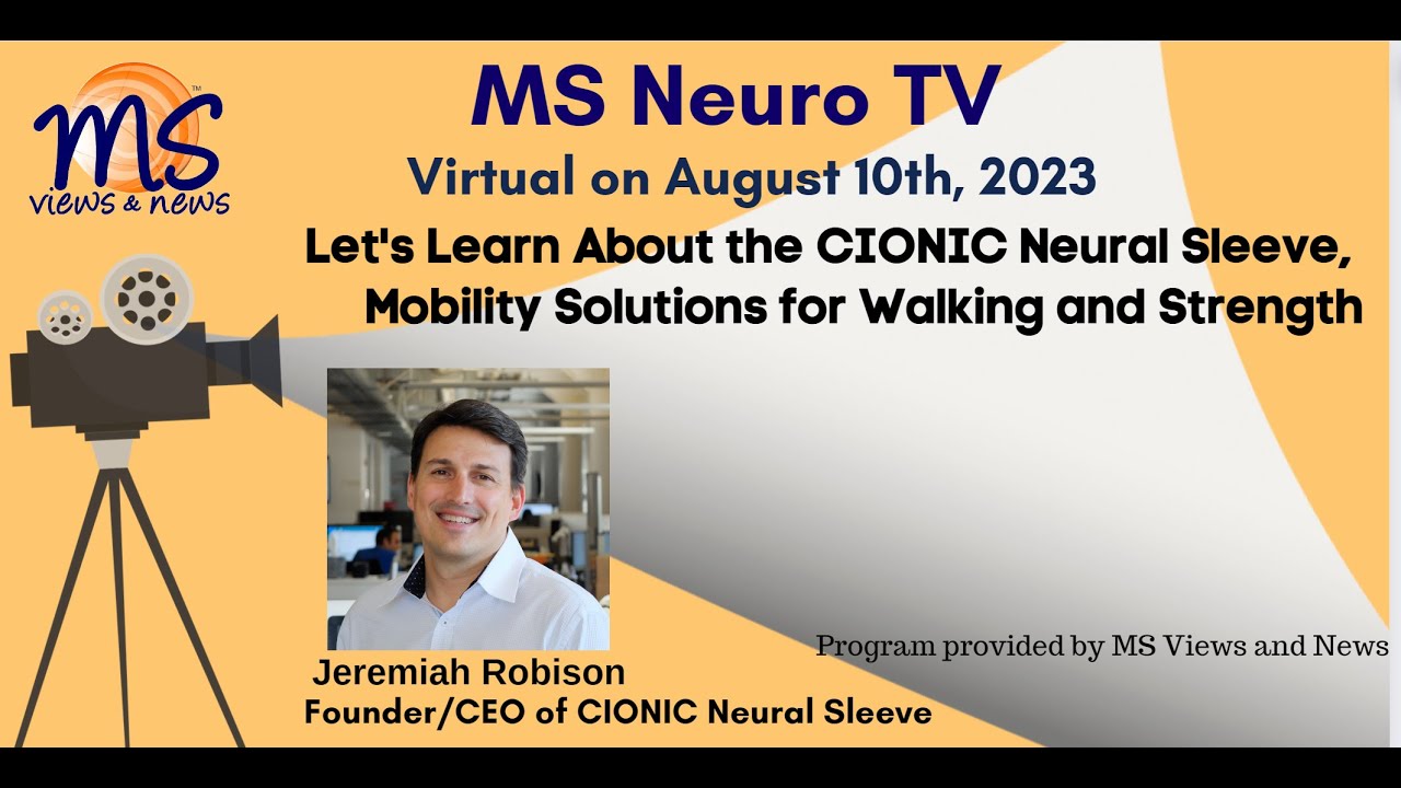 cionicwear's tweet card. Learn About a Neural Sleeve for Mobility (Walking and Strength)