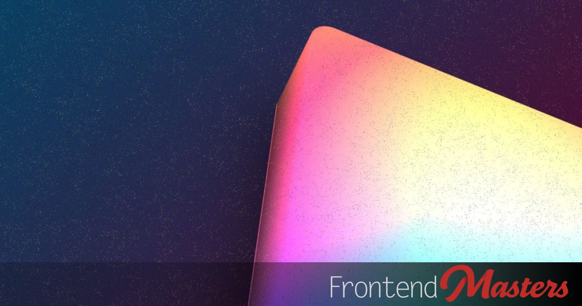 FrontendMasters's tweet card. How to Create 3D Images in CSS with the Layered Pattern