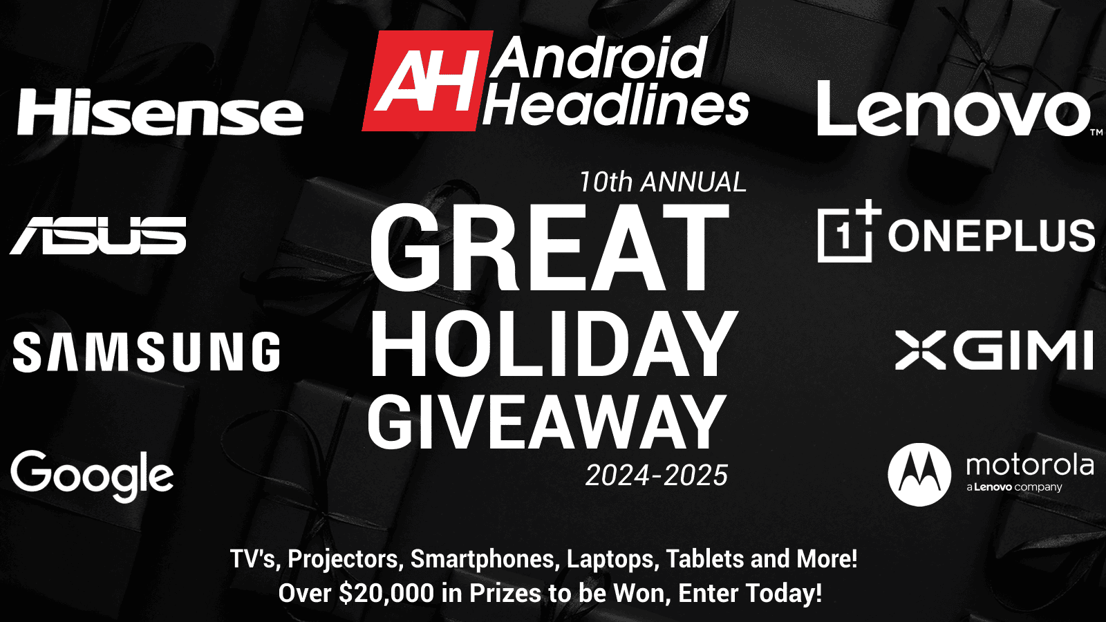 Loneweaver63's tweet card. Enter AndroidHeadlines' biggest giveaway 2024! Win premium TVs, laptops, and smartphones worth over $20,000.