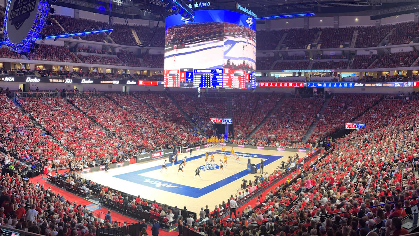 mtmjosh's tweet card. Nebraska volleyball has sold out basketball and hockey arenas, a football stadium and many other venues from coast to coast.  It's track record of filling all t