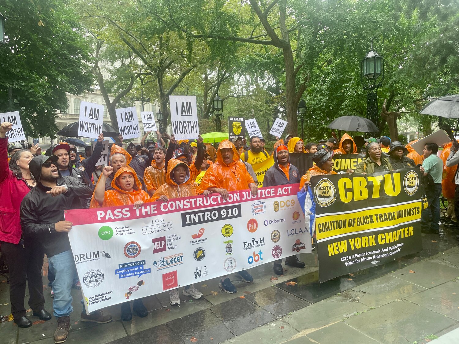 LaborersFight's tweet card. A decade or so ago, Gilfredo Valentin used to pull $15 an hour as a roofer on affordable-housing projects in the city. Just starting out in the trade, he thought that was a decent, even pretty good...