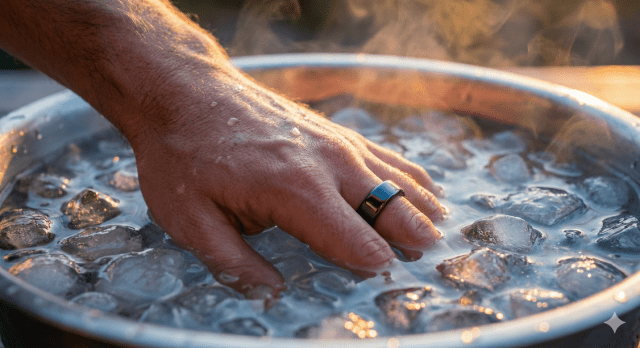 AFMayaCom's tweet card. El frío extremo, el calor intenso y los anillos inteligentes redefinen el bienestar preventivo en 2025, al combinar estrés térmico controlado con medición biométrica de alta precisión.