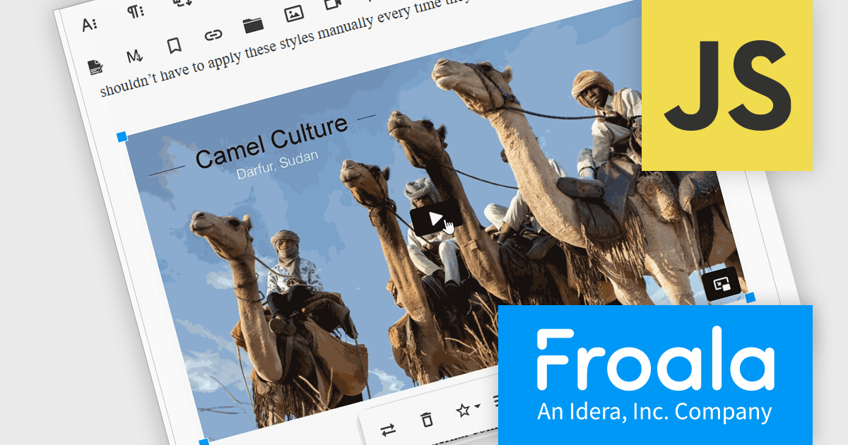 ComponentSource's tweet card. Froala Editor 4.7.1 supports new Vimeo link formats, enabling smooth in-editor previews and reliable media embedding for content authors.