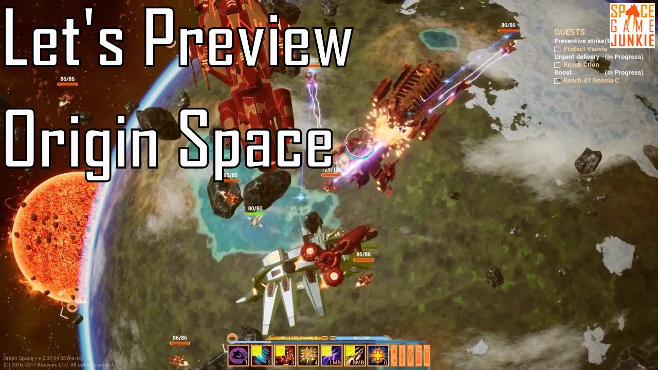 RimwareCS's tweet card. Origin Space - ARPG Funness - Let's Preview